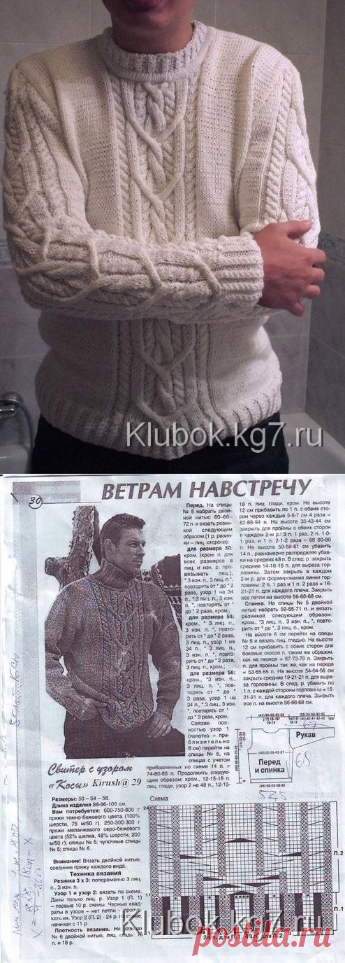 Мужской свитер