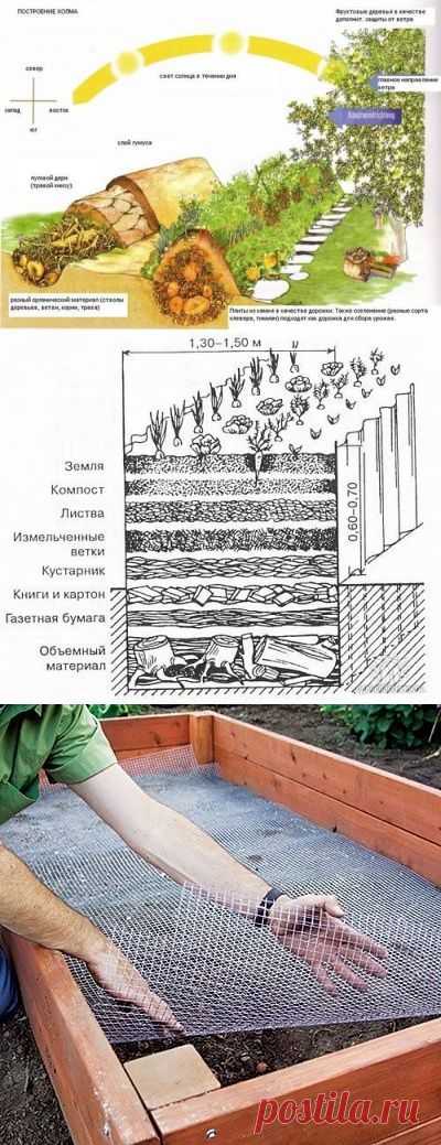 Теплые грядки для следующего сезона — 6 соток