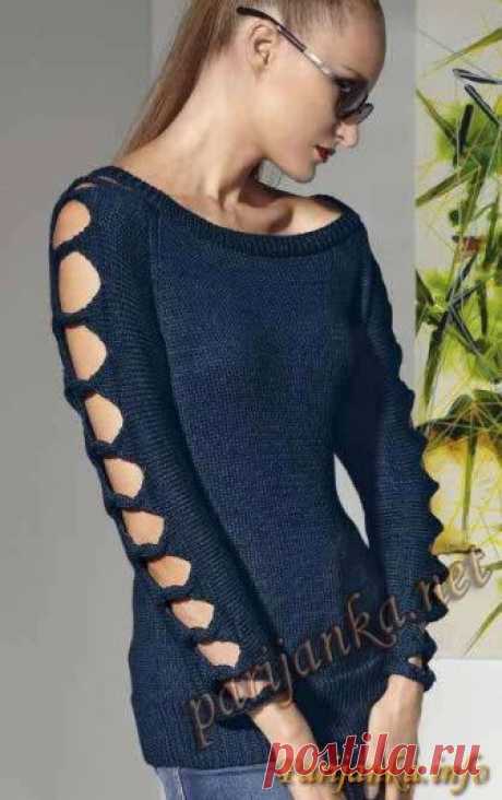 Соблазнительный пуловер с сайта «Парижанка».