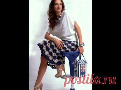 Вязание крючком. ЮБКА. РАЗБОР УЗОРА+СХЕМА+ОПИСАНИЕ