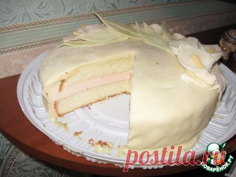 Вкуснейший торт "Быстренький" с крем-суфле "птичье молоко" из мороженого!