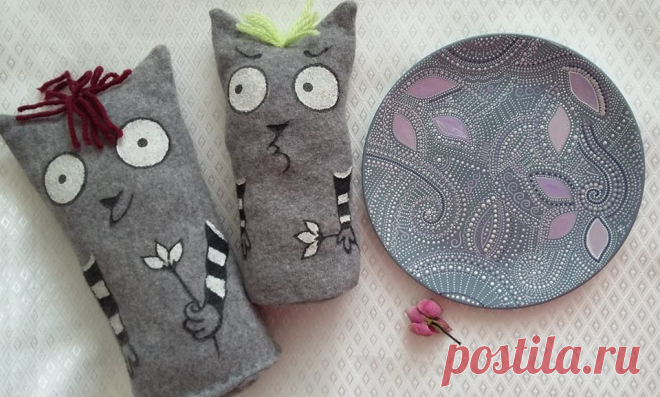 (79) Такая вот Кото Васия )) И расписная тарелочка . - Artveselka Veselinova