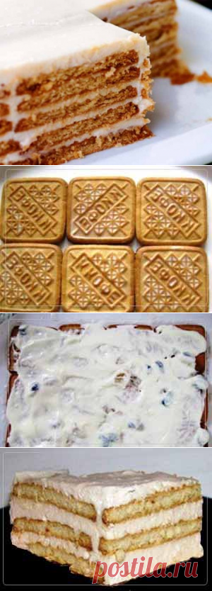 Торт из печенья