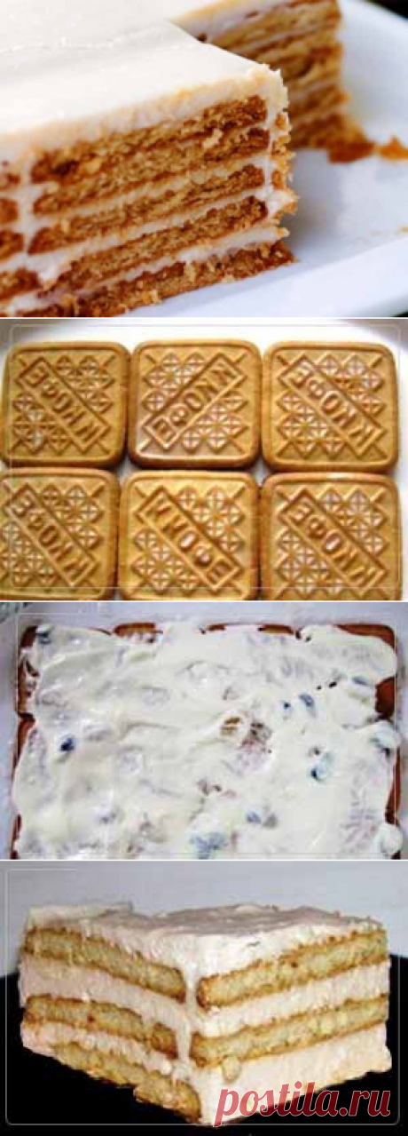 Торт из печенья