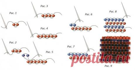 Как правильно плести бисером Всё из бисера и о бисере плетём и вышиваем. Учимся плести и вышивать бисером, уроки и техники бисероплетения, мастер классы, схемы для вышивания бисером