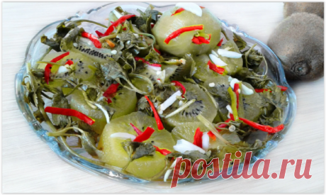 Киви Солёное или новая, фантастически Вкусная Закуска из КИВИ!. Обсуждение на LiveInternet - На 1 банку ёмкостью 1,5 литра –
==80 г Сахар
==50 г Соль
==25 г (вес нетто) Чеснок
==20 г Сельдерей
==4 стручка или по вкусу Острый перец
==Сколько войдет в банку Киви