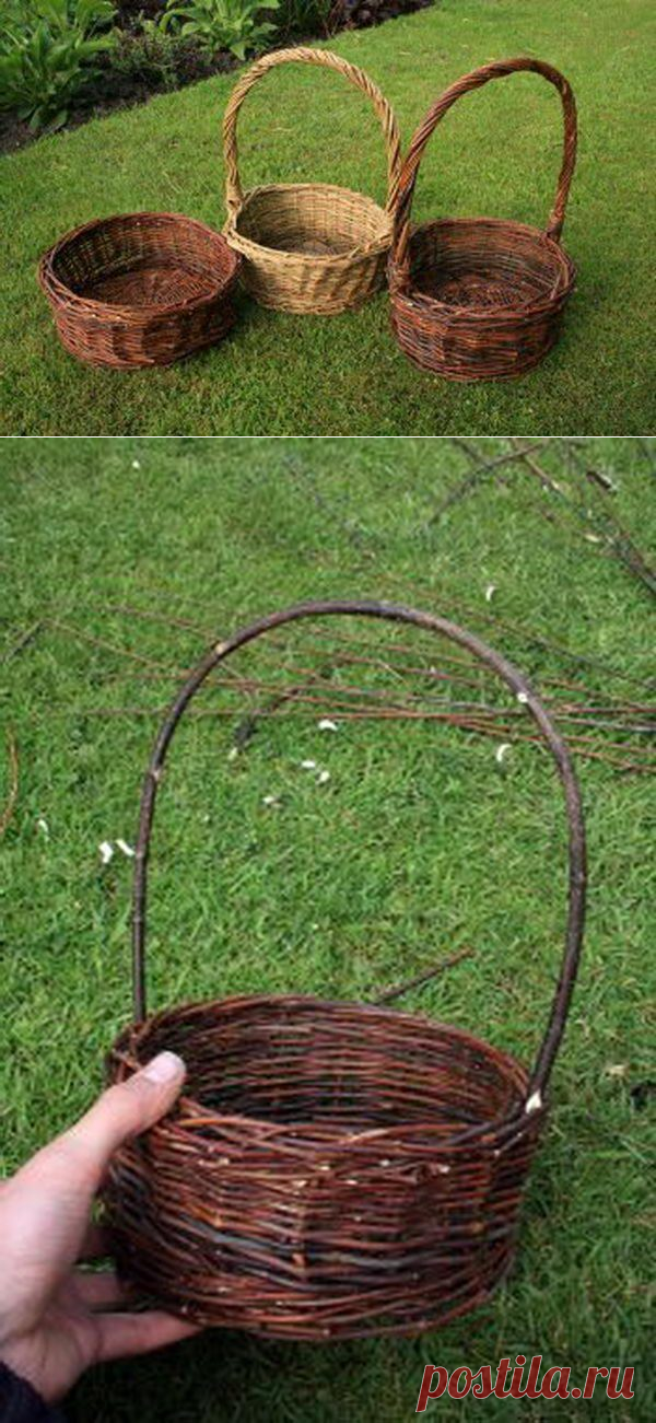 Плетение корзин из лозы
