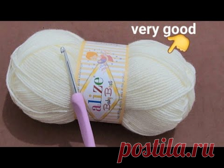 Вам понравится этот шов! красивая вязка крючком