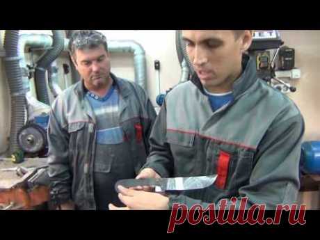 Накладной монтаж рукоятки ножа (кузница "Желелезные братья")