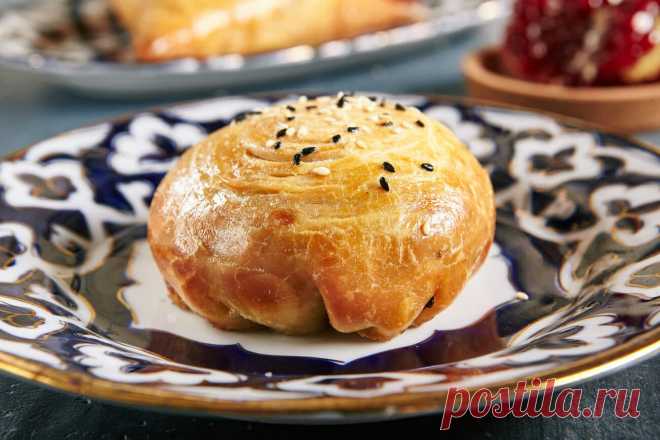 Самса на сметане, фаршированная говядиной и луком рецепт с фото пошагово