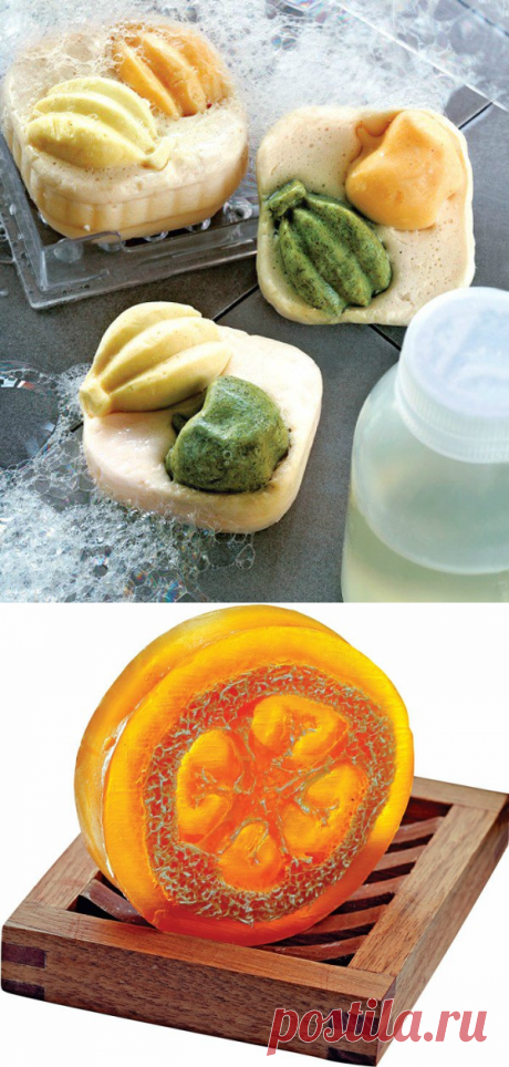 Мыло своими руками в форме фруктов. Мастер-класс