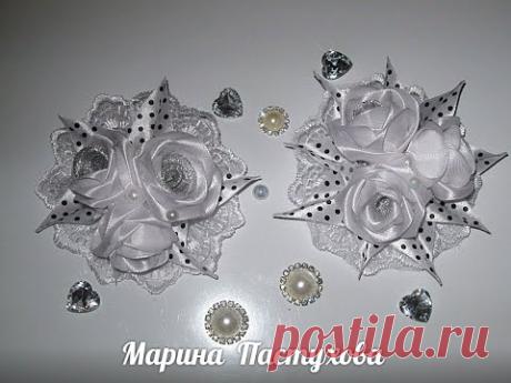 DIY.Нарядные и очень красивые ,школьные заколки