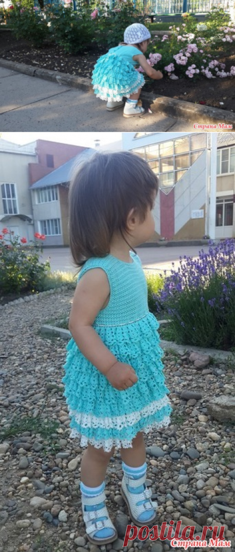 Платье крючком по мотивам сарафанчика от Тим - Вязание для детей - Страна Мам