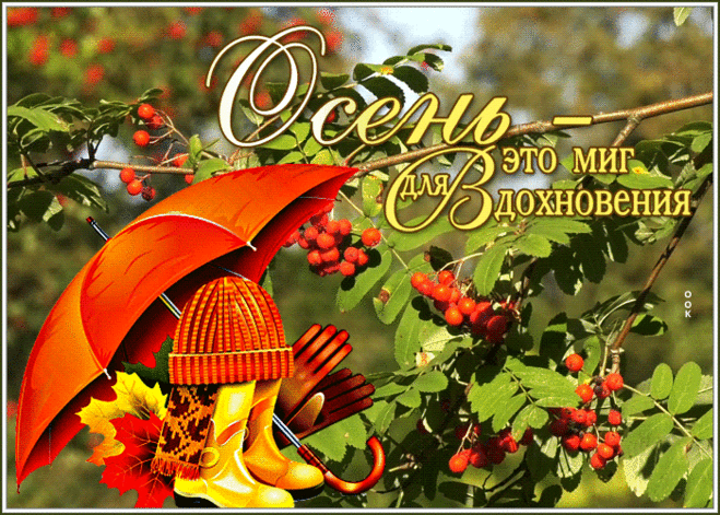Картинка осень - это миг для вдохновения
