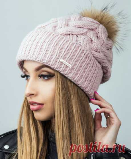 Шапки спицами с узорами из кос и жгутов - Modnoe Vyazanie ru.com
