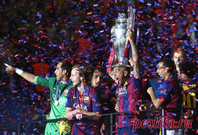 "Барселона" завоевала кубок Лиги чемпионов - Чемпионат