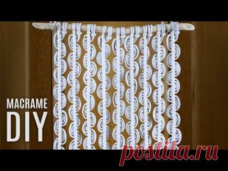 Wavy Macramé Wall Hanging | Easy Wall Decor Tutorial