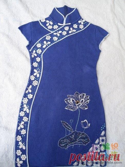 Вязание методом тонкой шерсти cheongsam-вязание музыкальный форум