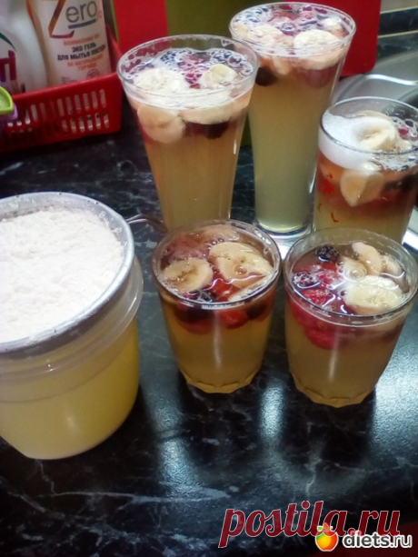 Фруктовое желе на сыворотке: Экономная хозяйка!У меня ничего не пропадает!: Группы - diets.ru