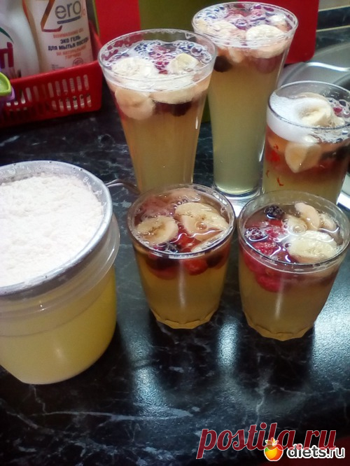 Фруктовое желе на сыворотке: Экономная хозяйка!У меня ничего не пропадает!: Группы - diets.ru