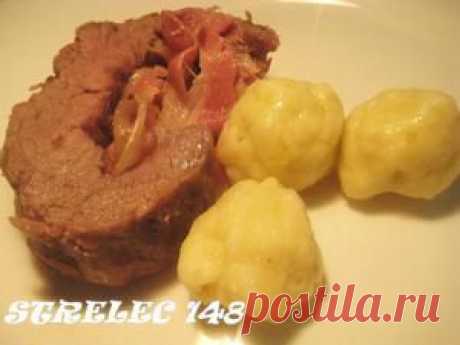 Рулет из говядины Прощай диета с клёцками.. Рецепт c фото, мы подскажем, как приготовить!