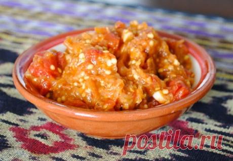 Икра баклажановая по мароккански (заалук)