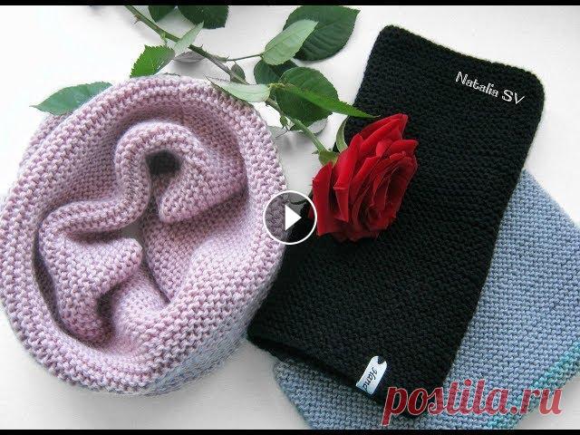 Снуд-труба платочной вязкой на круговых спицах. МК Всем привет! Сегодня предлагаю связать вместе со мной детский снуд-трубу платочной вязкой. Мой ИГ : Мой канал: ВК: Почта: tinasavickaya@gmail.com...