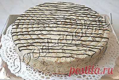 Хорошая кухня - торт "Кристалл" с орехово-карамельным кремом. Кулинарная книга рецептов. Салаты, выпечка.