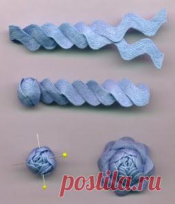 Nostalgic NeedleART: Rick Rack Roses