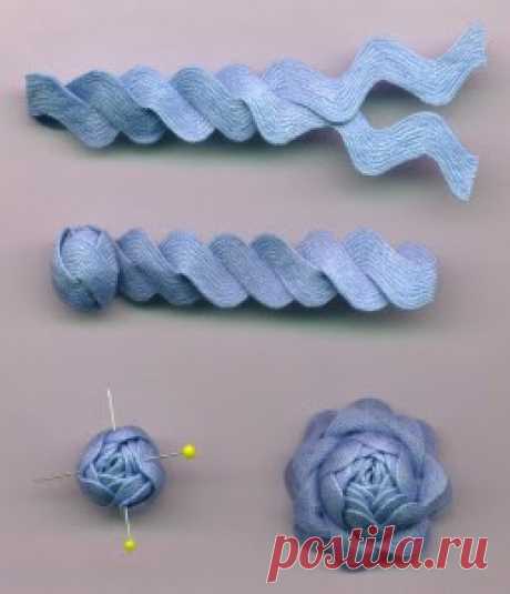 Nostalgic NeedleART: Rick Rack Roses