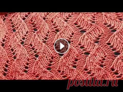 АЖУРНЫЙ УЗОР СПИЦАМИ «ВЕРТИКАЛЬНЫЕ ВОЛНЫ» ДЛЯ ВЯЗАНИЯ ЖЕНСКИХ КОФТОЧЕК, ПОЛУВЕРОВ, СВИТЕРОВ, ШАРФОВ #вязаниеспицами #узорыспицами #ручнаяработа #мастеркласс #мк #вязание #knittingpattern #knit #tricotage #crochet...