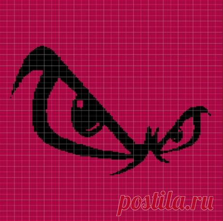 EYES CROCHET AFGHAN PATTERN GRAPH | VandihandCrochet on ArtFire