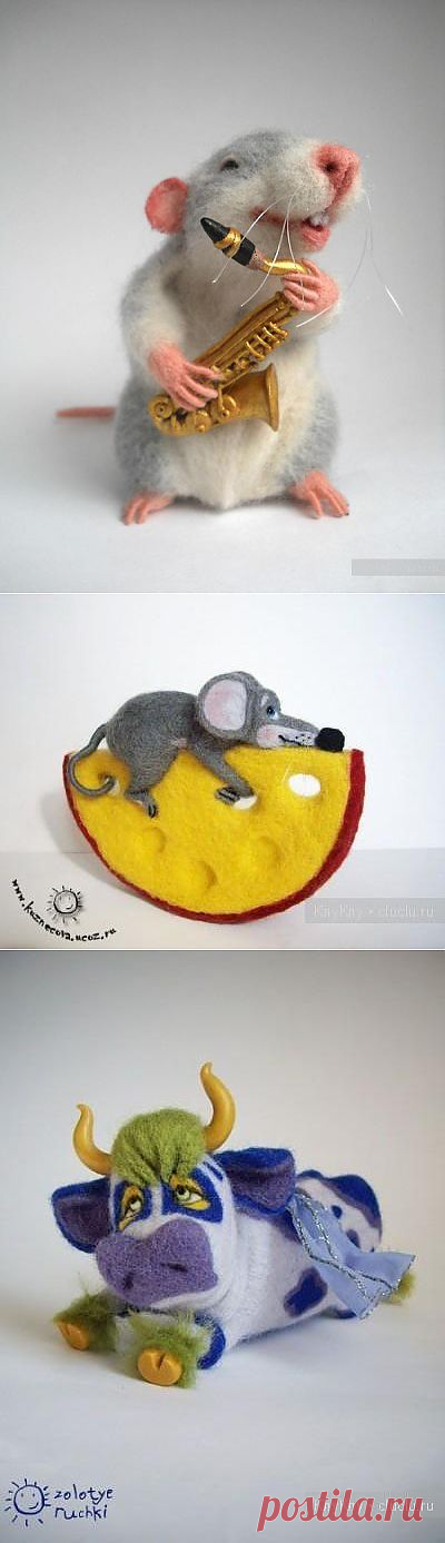 Валяние из шерсти, игрушки Кузнецовой Натальи / Валяние из шерсти, игрушки, мастер классы / КлуКлу. Рукоделие - бисероплетение, квиллинг, вышивка крестом, вязание