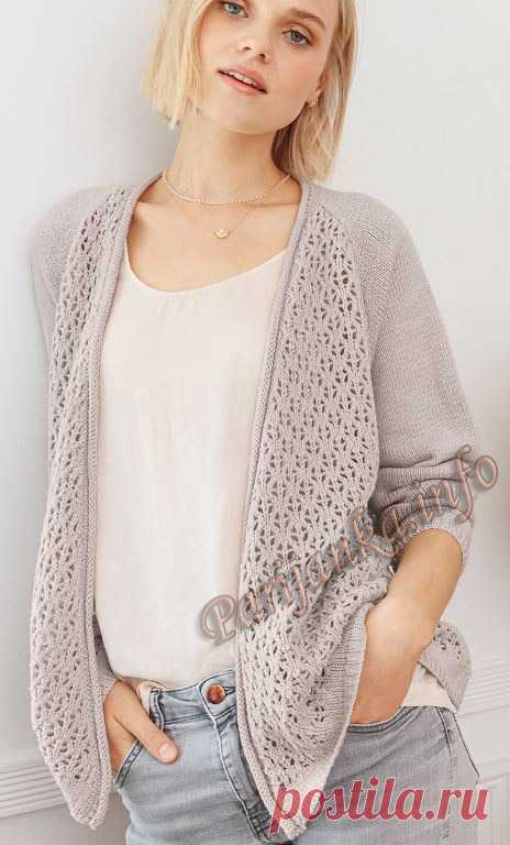 Вязаный спицами кардиган «SIXTINE» PHILDAR №5084 — HandMade