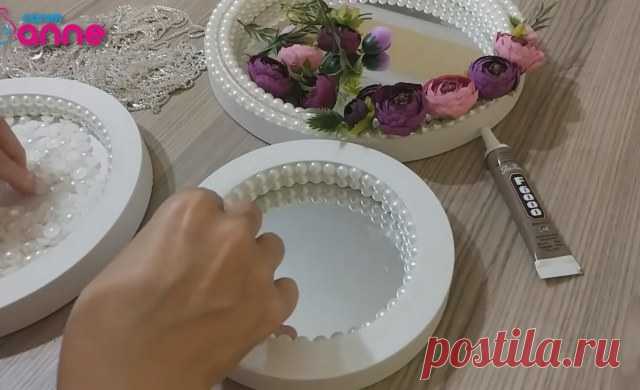 Dekoratif 3'lü Ayna Seti Yapılışı - Kendin Yap -DIY