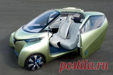 Трехместный электромобиль Nissan Pivo 3