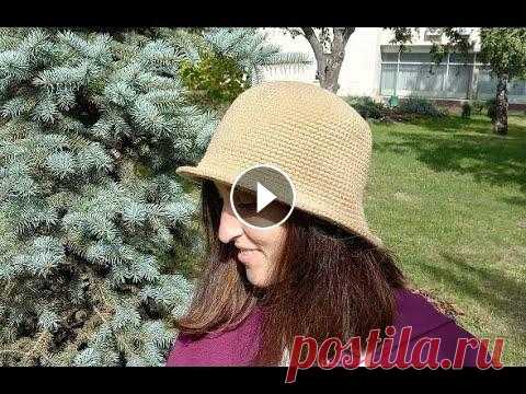 Шляпа Fashion Look,панама .Я вернулась Вяжям шляпку крючком за 20 минут#просто и легко# #Ирина Загородняя#Fashion Фляпка,панама фэшн из Валенсии.Я вернулась и у меня хорошие новости.Спасибо всем за то что смотрите мои видео,я безмернно бл...