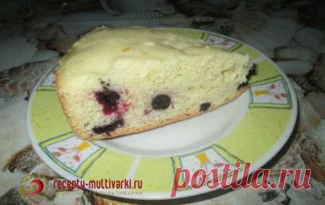 Пирог из черной смородины
