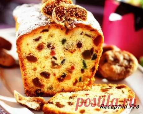 Фруктовый кекс с инжиром - быстро, вкусно и просто