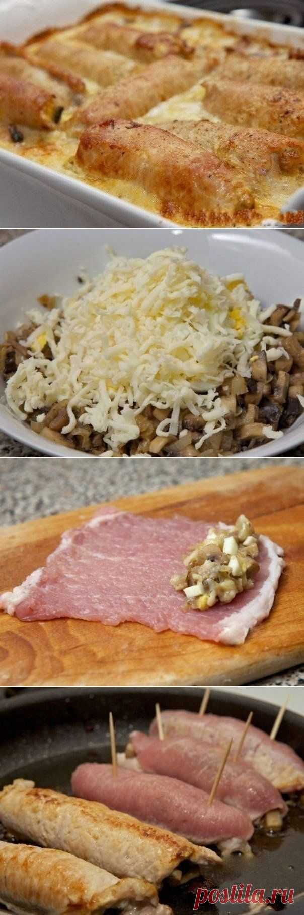 Как приготовить рулетики мясные  - рецепт, ингридиенты и фотографии