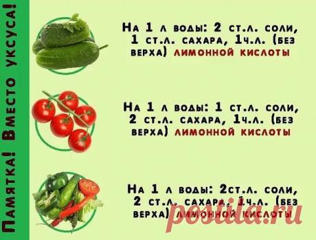 Памятка по заготовкам
Сохраните, пригодиться
