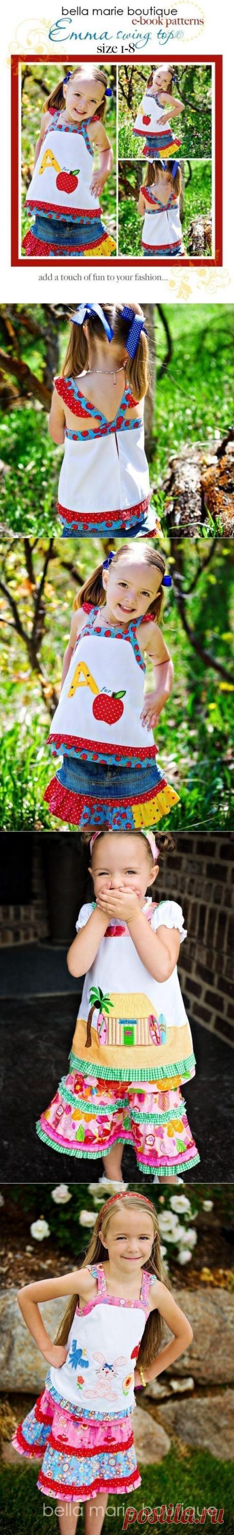 Emma swing top ebook pattern от bellamarieboutique на Etsy