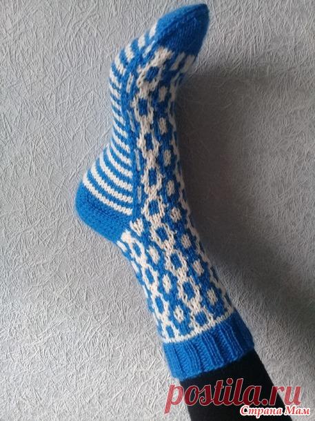 Детские носочки ленивым жаккардом на конкурс - Хенд-Мейд | HANDMADE - Страна Мам