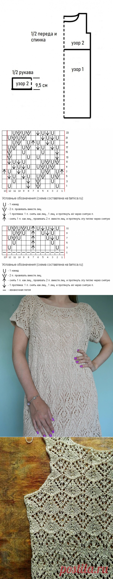 Ажурное платье из хлопка | SIBKNITTING | Яндекс Дзен