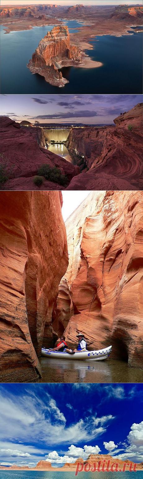 Искусственное озеро Пауэлл на реке Колорадо (28 фото)