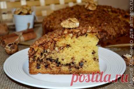 Пирог с грецкими орехами