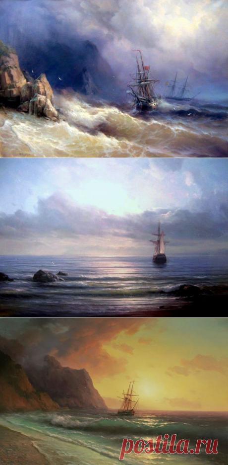 Морские пейзажи художника Юрия Прядко