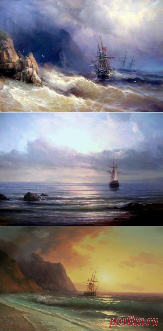 Морские пейзажи художника Юрия Прядко