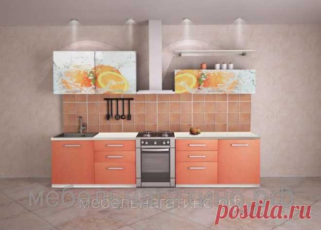 Кухонный гарнитур Апельсин - купить по лучшей цене в Москве от компании "МЕБЕЛЬНАГАТИНО" - 35218800