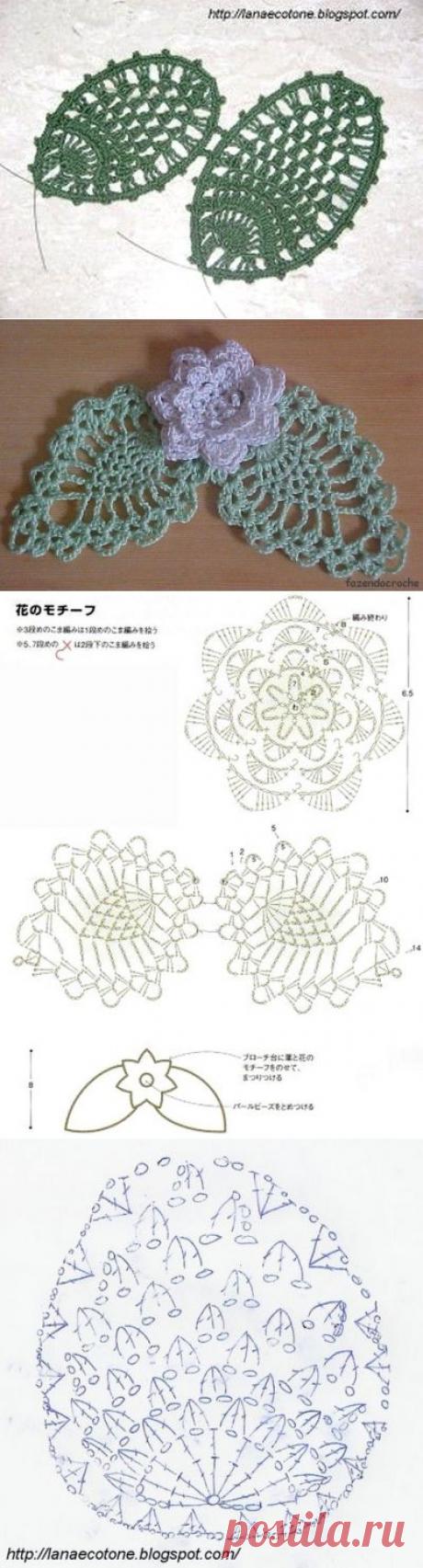 Fleurs colorées et leurs grilles gratuites , au Crochet ! - Le blog de Anne